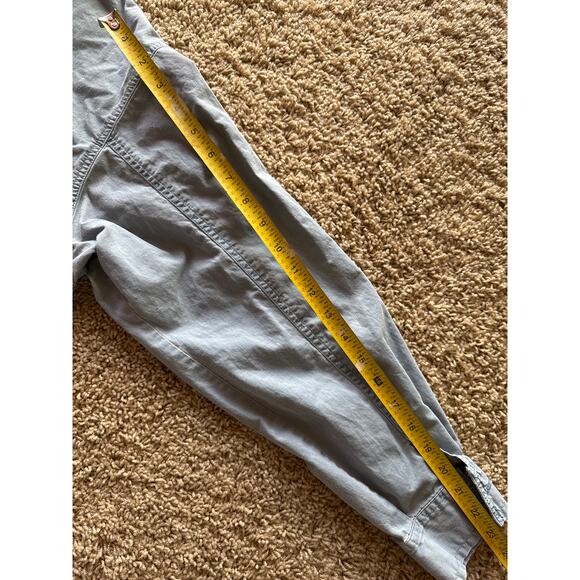 VTG Levi’s Faded Teal Blue Cotton XL Button Up Long Sleeve Shirt Metal Buttons - Picture 7 of 7